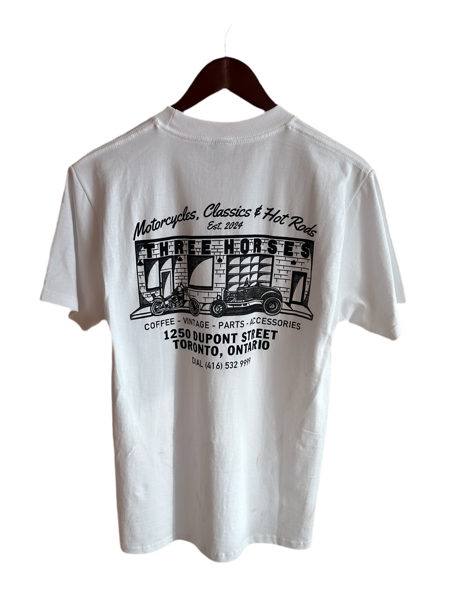 THREE HORSES Speed Shop Shirt