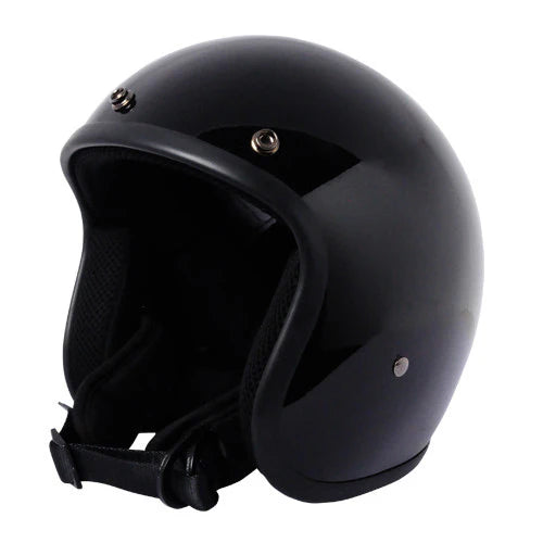Classic 3/4 Open Face Helmet (DOT) THREE HORSES Cafe Speed Shop Classic 3/4 Open Face Helmet (DOT) THREE HORSES Cafe Speed Shop