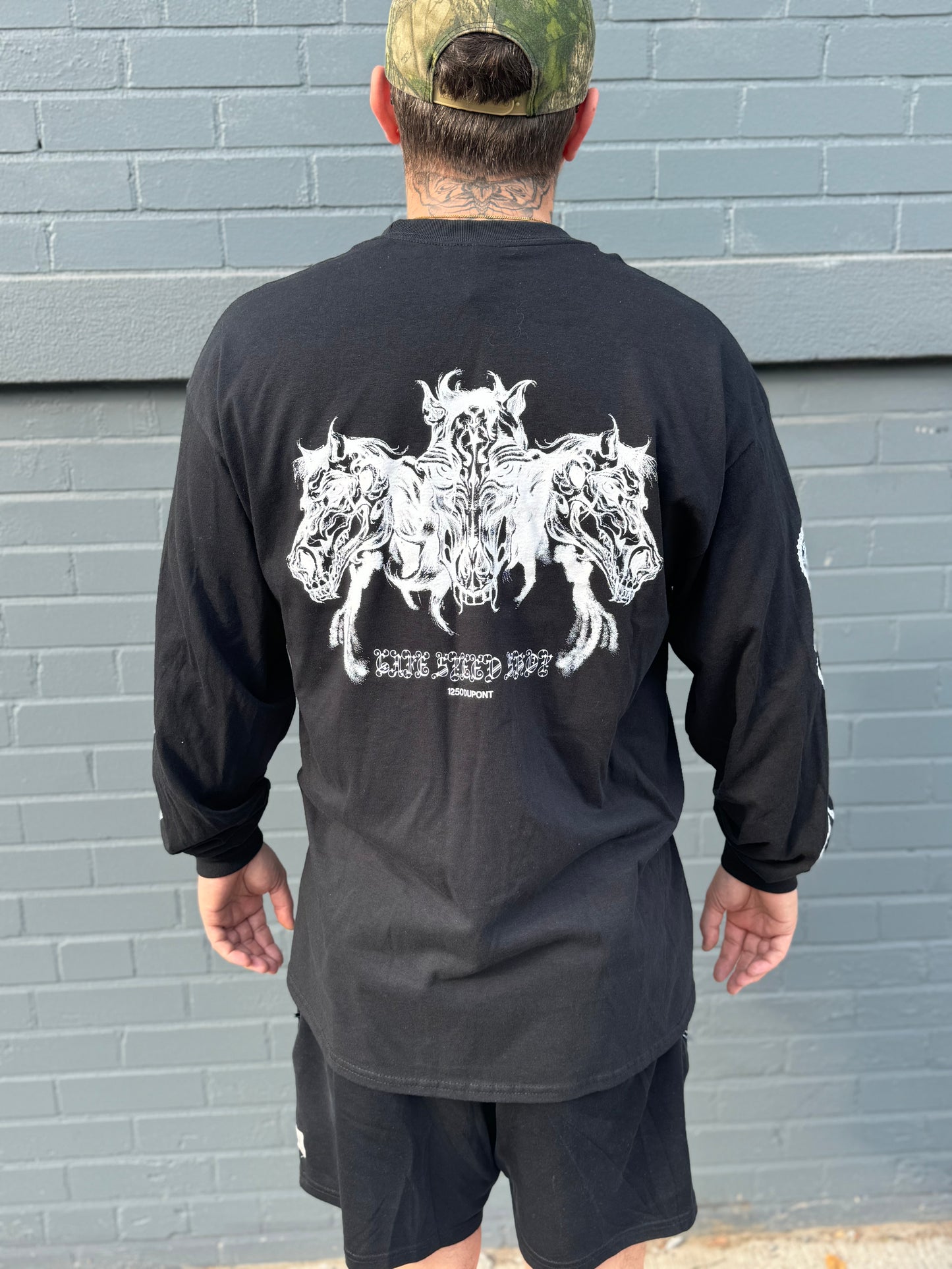 BLACK METAL Three Horses Long Sleeve