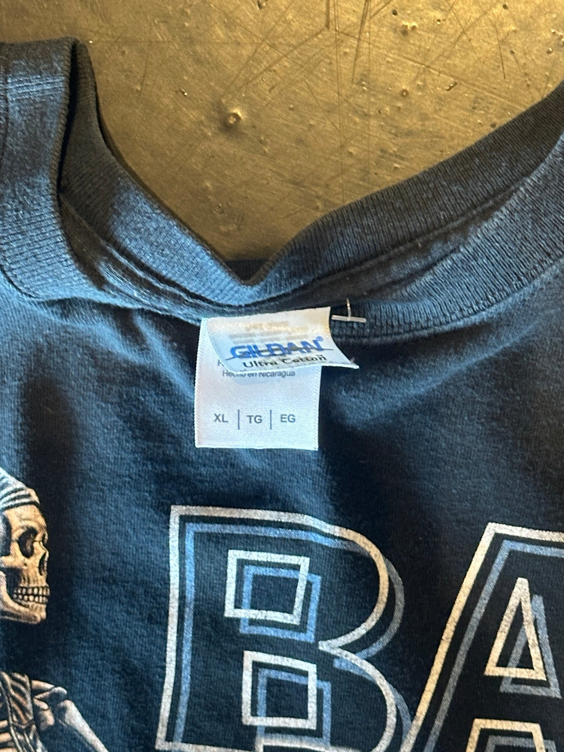 Vintage T-shirt size and manufacturer tag