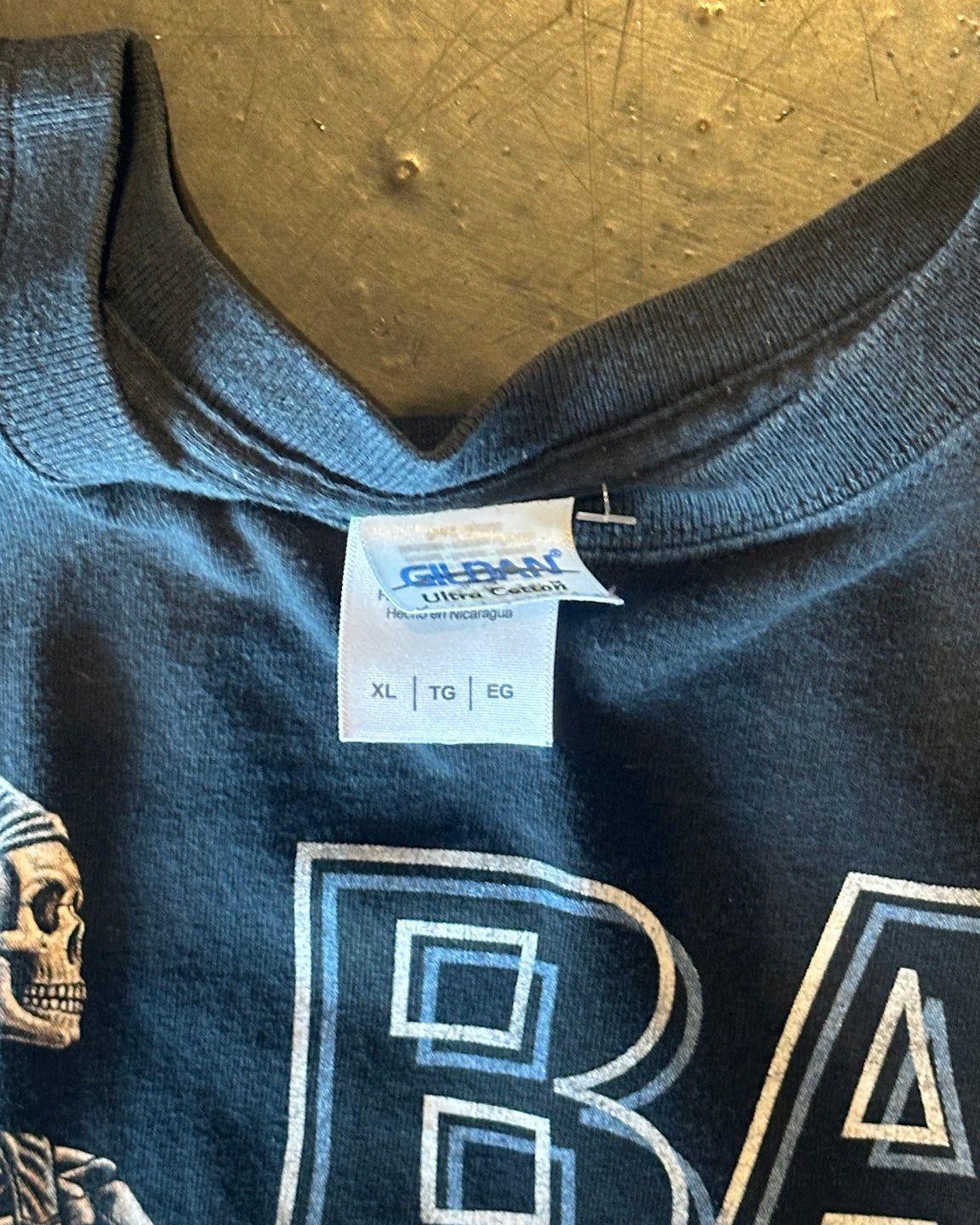Vintage T-shirt size and manufacturer tag