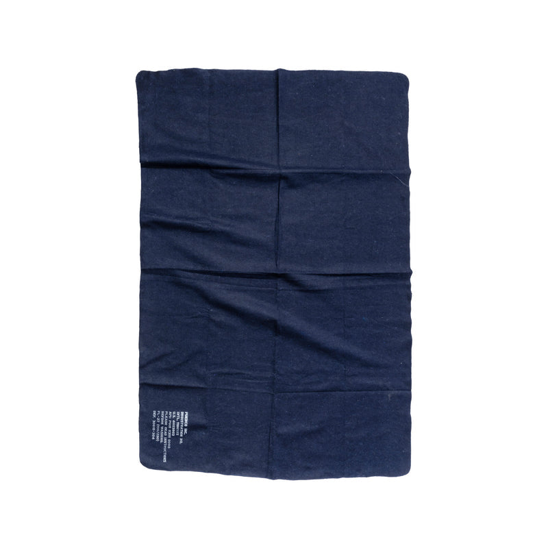 Puebco Felted Blanket Navy Blue detail