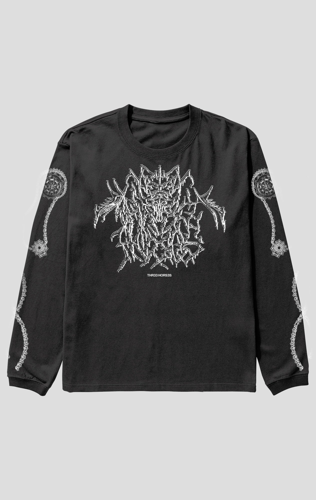 BLACK METAL Three Horses Long Sleeve