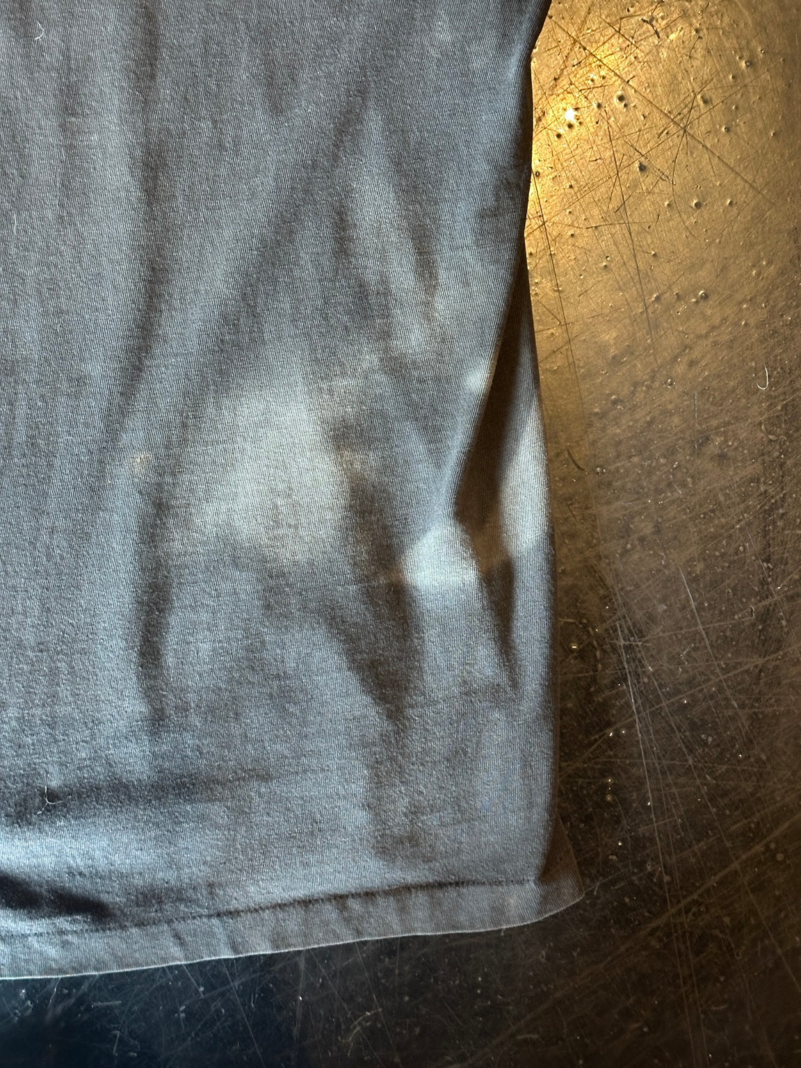 Vintage T-shirt possible sun bleaching detail