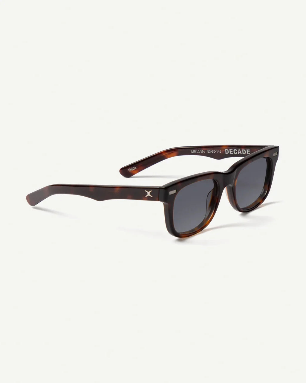 Decade Eyewear MELVIN 80s — Tortoise / Grey