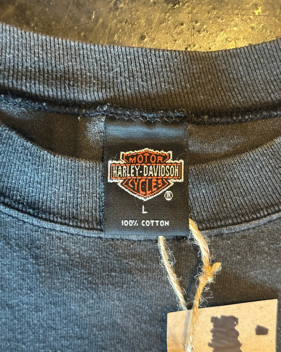 Size and material label