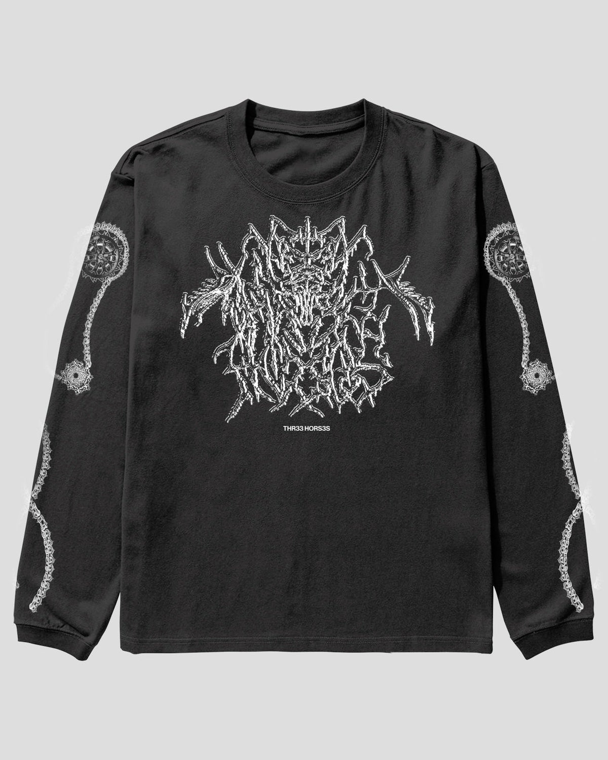 BLACK METAL Three Horses Long Sleeve